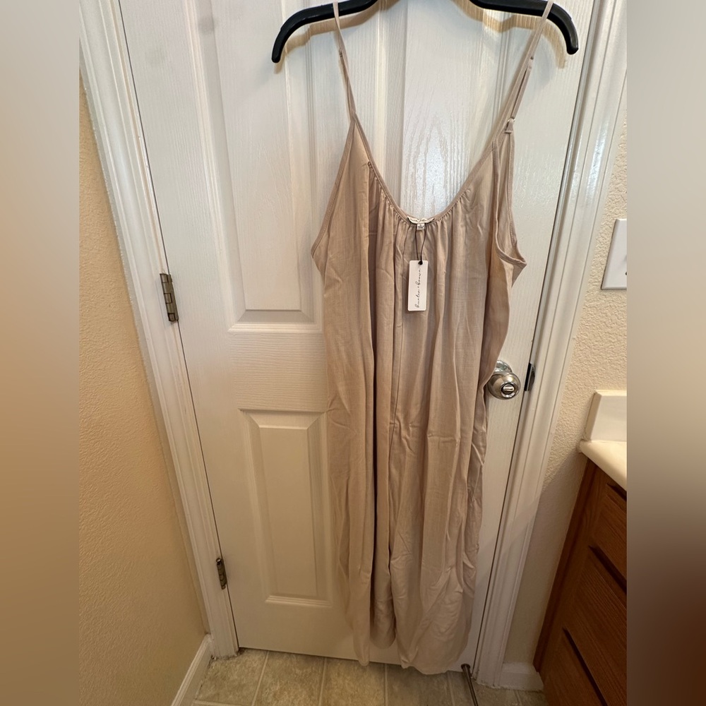 Austin & Barrow Beige jumpsuit NEW